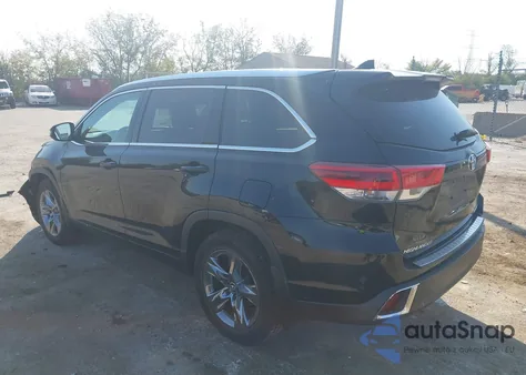 2018 Toyota Highlander Limited Platinum z USA, uszkodzony, nr VIN 5TDDZRFH7JS498107